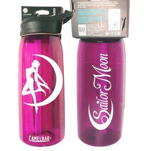 🆕Sailor Moon Camelbak Eddy+ 32oz Water Bottle Deep Magenta